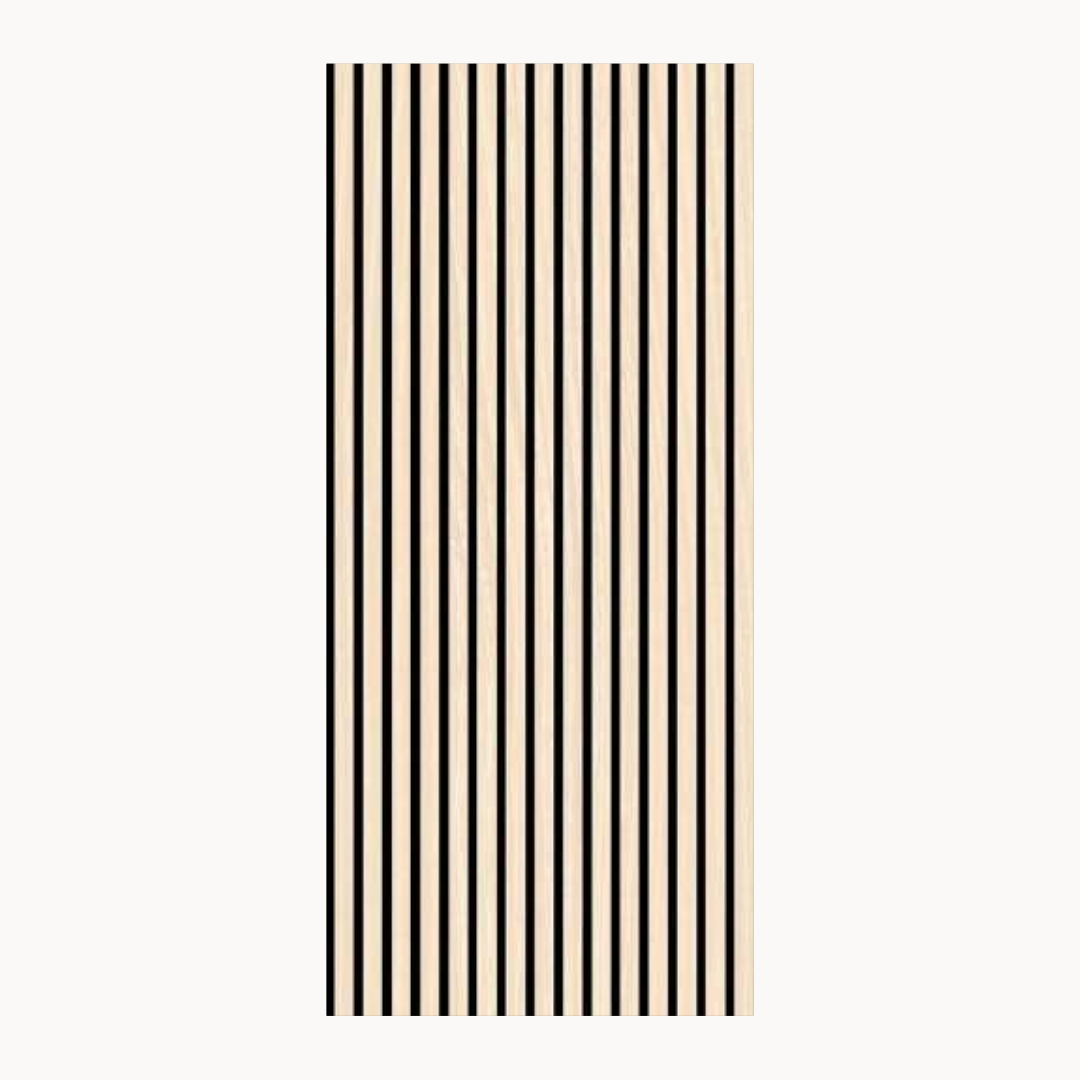 Akoestisch wandpaneel houtfineer Natuur 240×60 cm – geluidsdempend