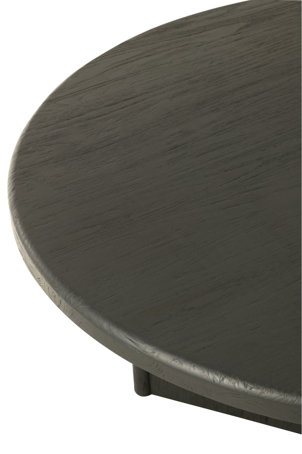 Ronde Eettafel Teakhout Zwart – Ø150 cm