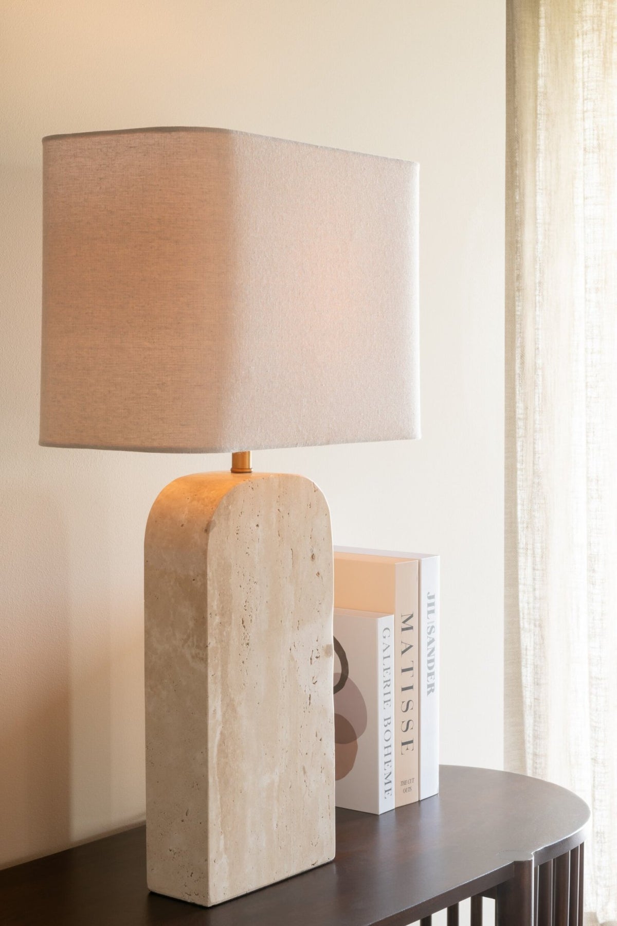 Tafellamp Travertine – Beige