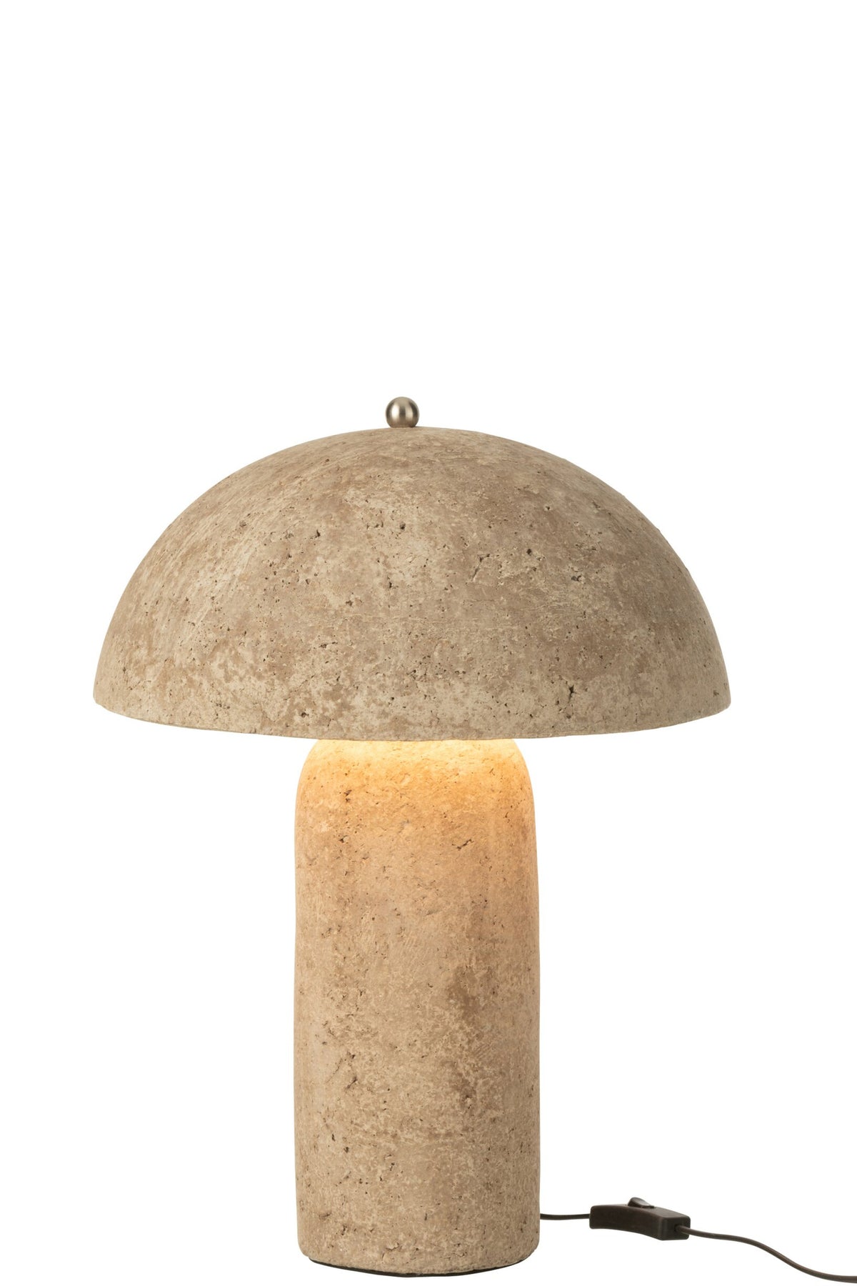 Tafellamp Mushroom Papier-maché Beige