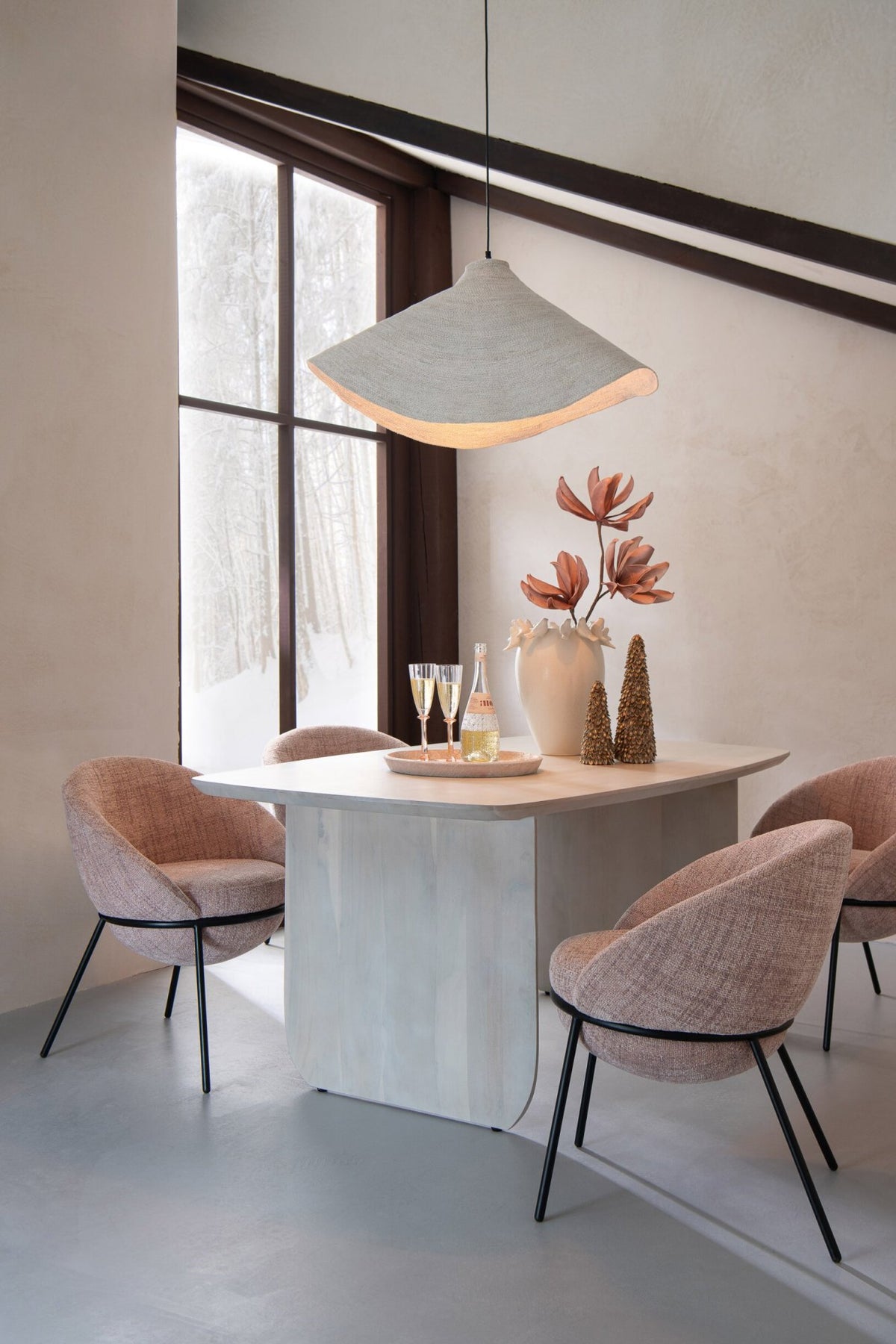 Eettafel Acaciahout – Wit