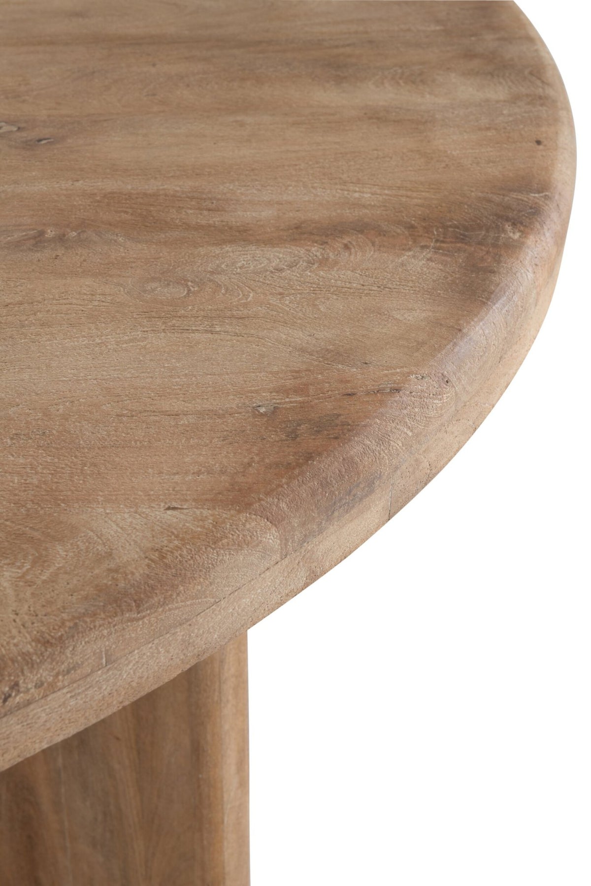 Ronde Eettafel Mangohout Naturel – Ø150 cm