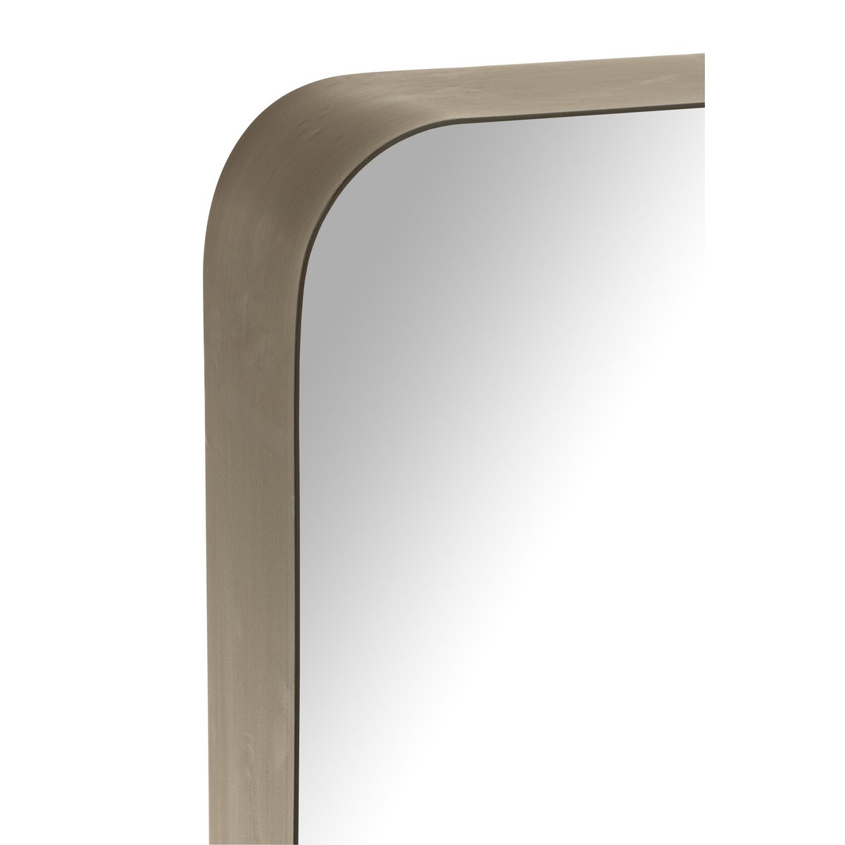 J-Line Spiegel Markus Metaal/Glas Donker Bruin Small