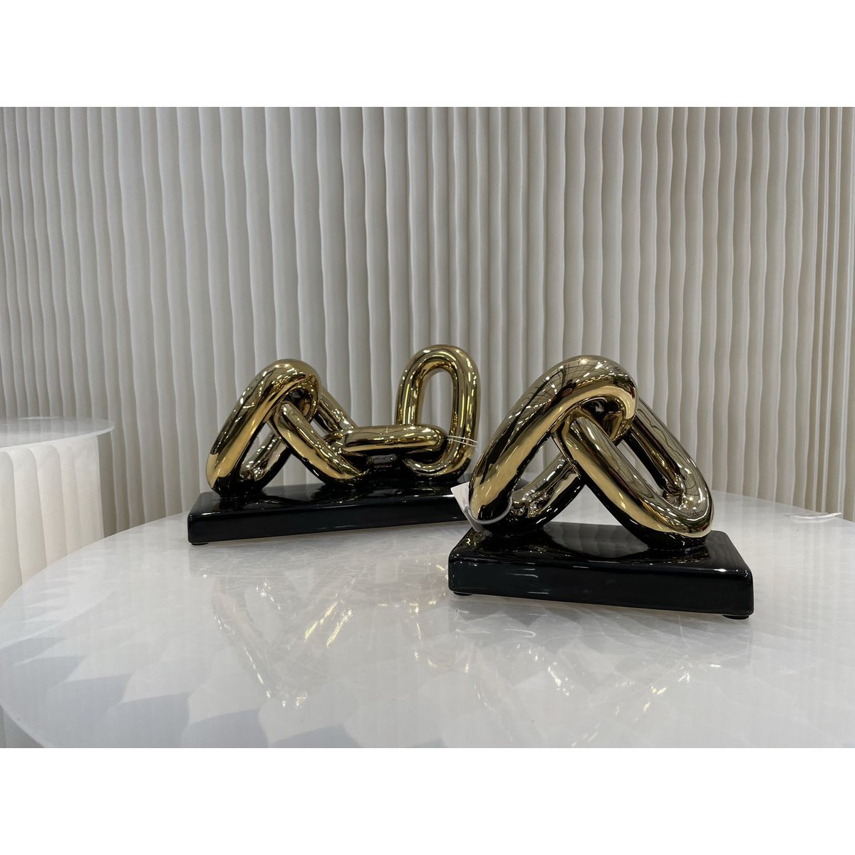 Moderne Luxe Gouden Ketting Art 4 Schakel LARGE