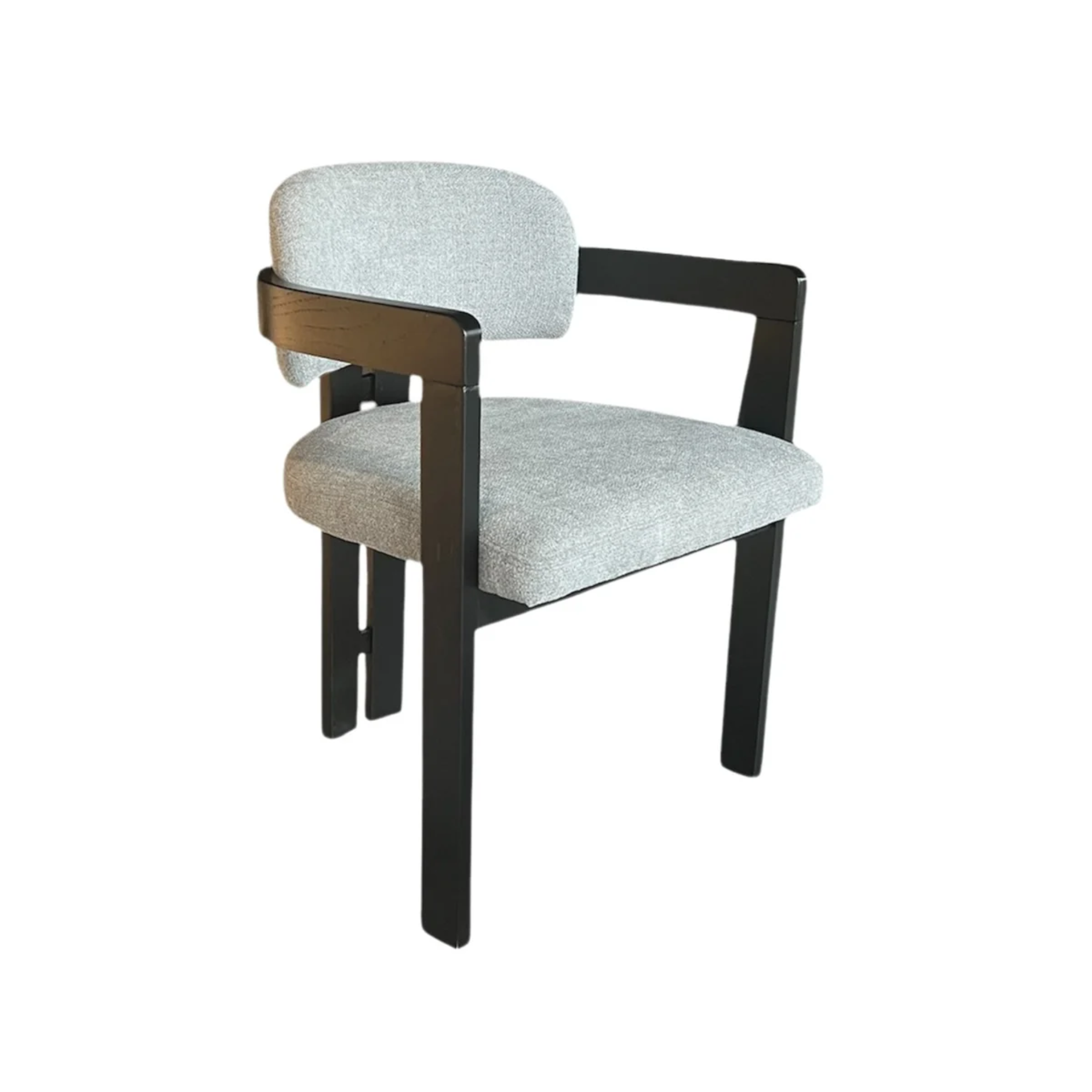 CHAIR DUBAI ZB-5576 BLACK LEGS GREY
