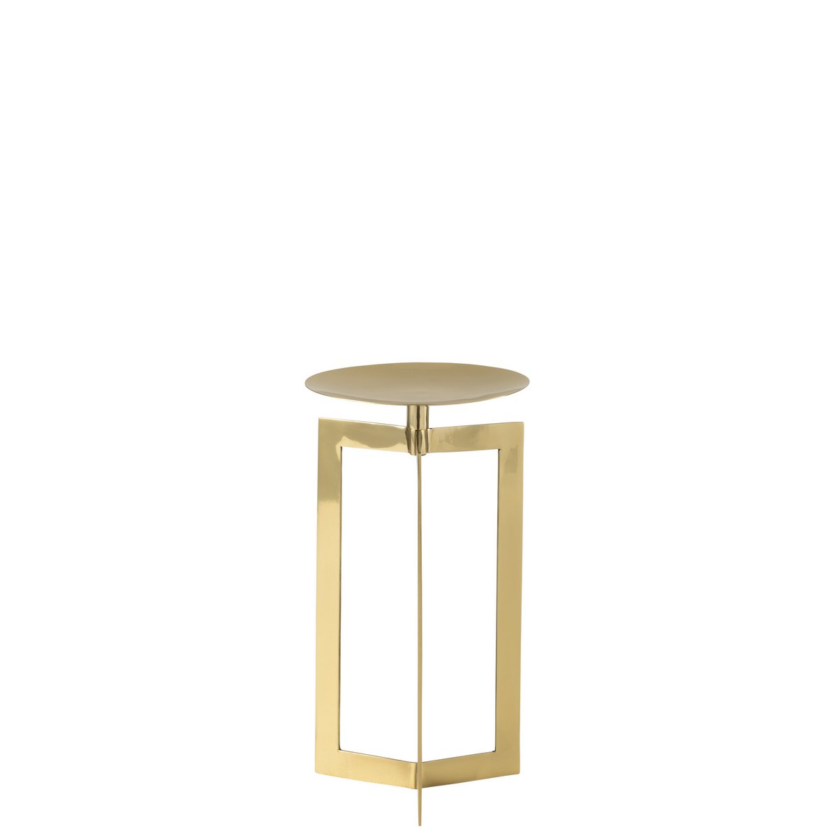Kaarshouder - metaal - goud - small