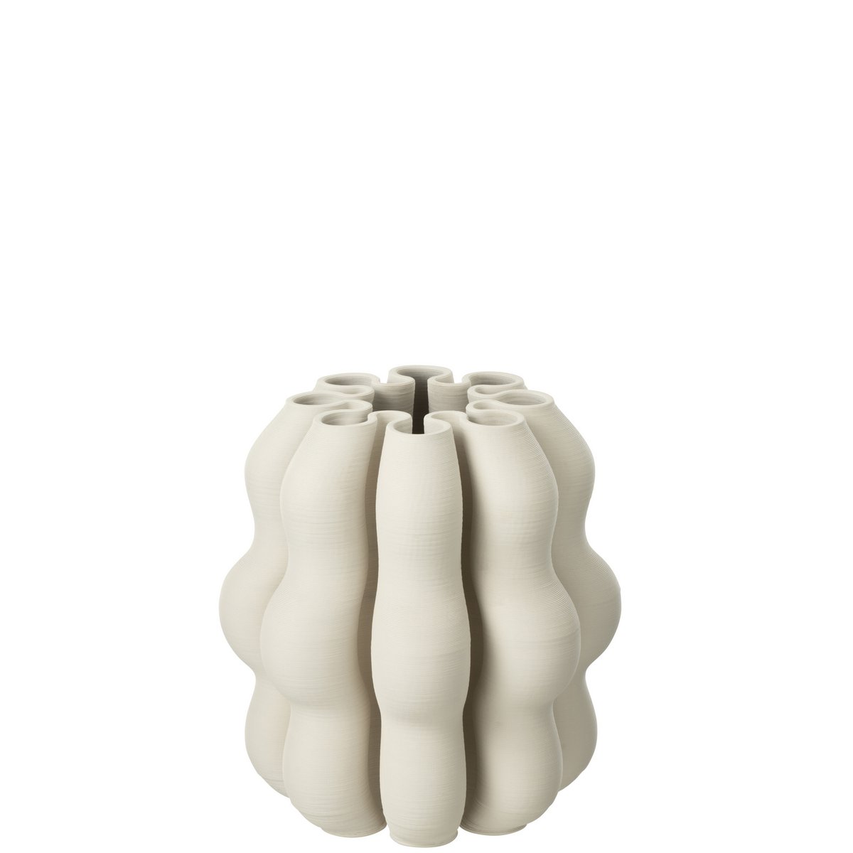 J -Line vase nas- zelfmakelijk - beige - beige -