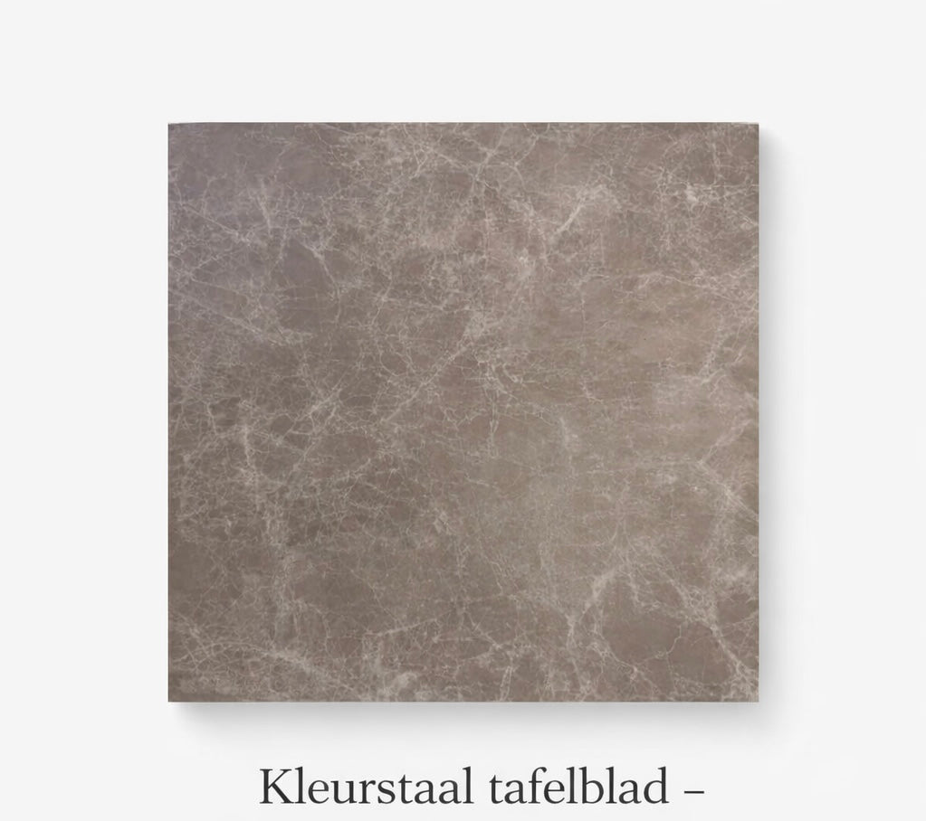 Luxe Ovale Salontafel 120×60×45 cm – Marmerlook | Design Coffee Table