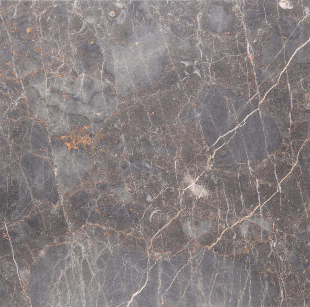 Ronde Salontafel Shaunika Marmer, 90cm – Bruin