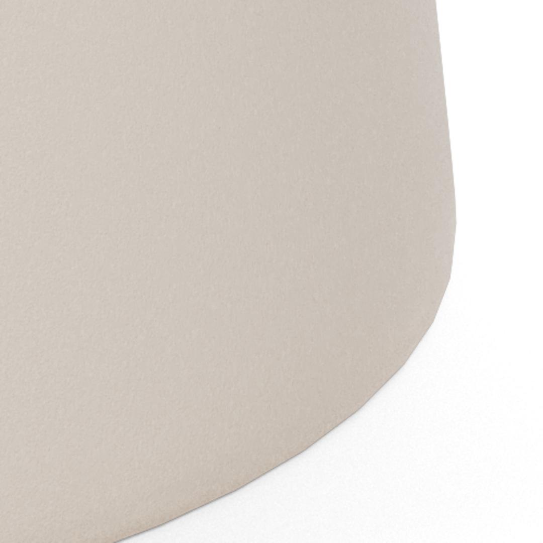 Ronde Salontafel Waleed Keramiek in travertinlook, 70cm, kleur Beige