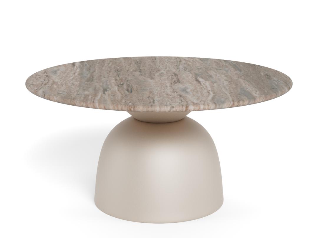 Ronde Salontafel Chardai Marmer, 80cm