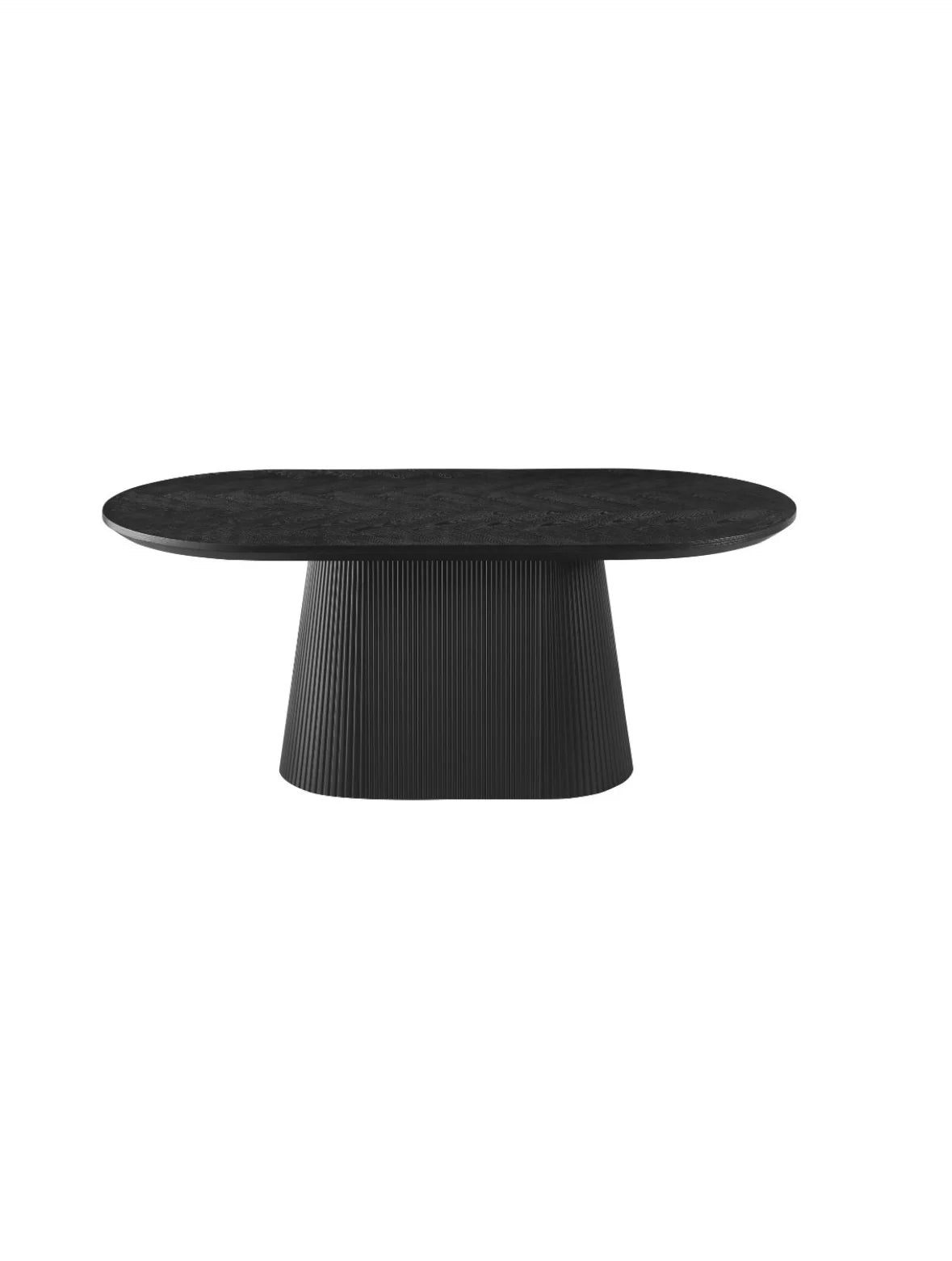 Eettafel Kimberly – Tijdloos zwart | 160 x 90 cm