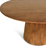Mokka Ronde Eettafel Lichtbruin - Ø120cm