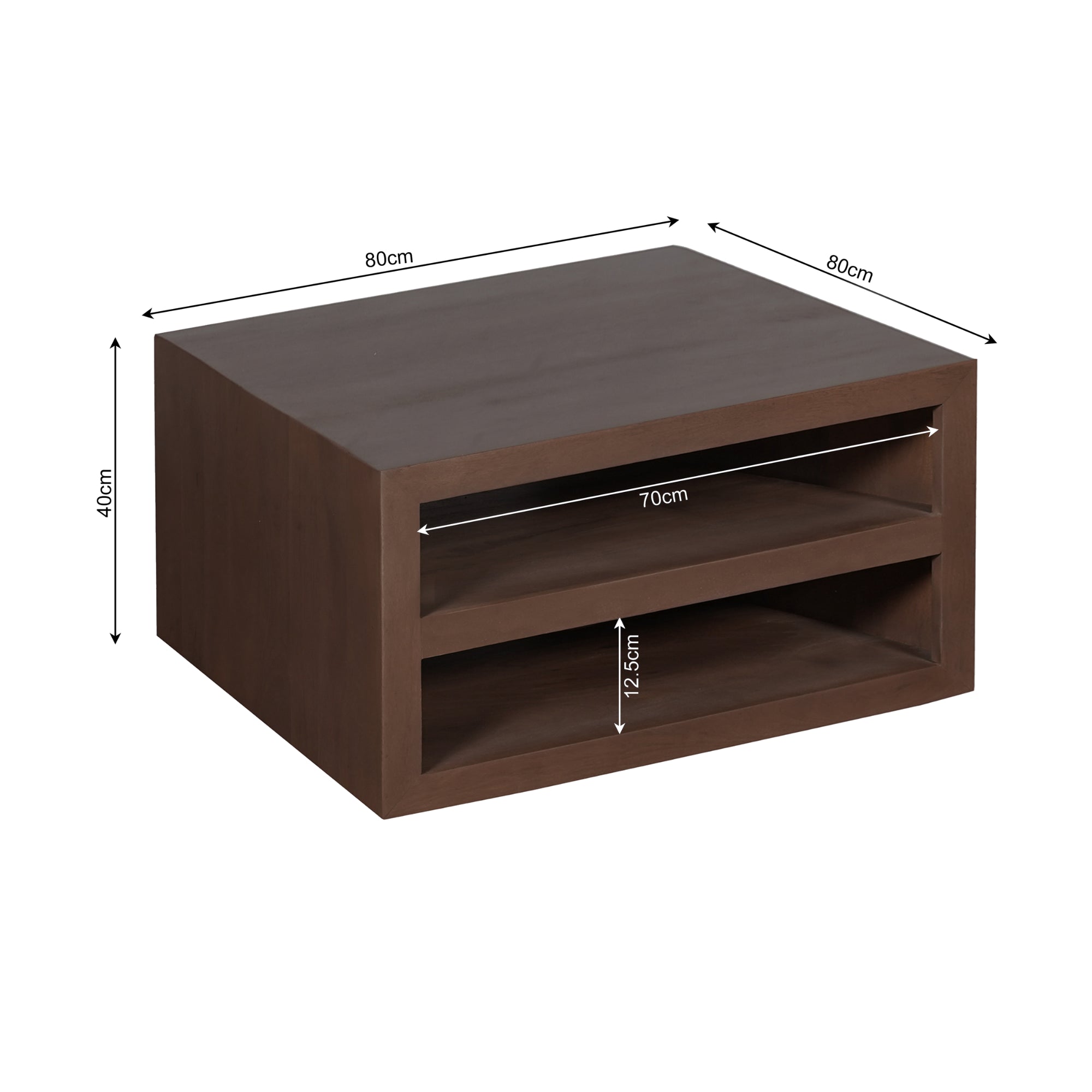 Salontafel Brussel Walnut