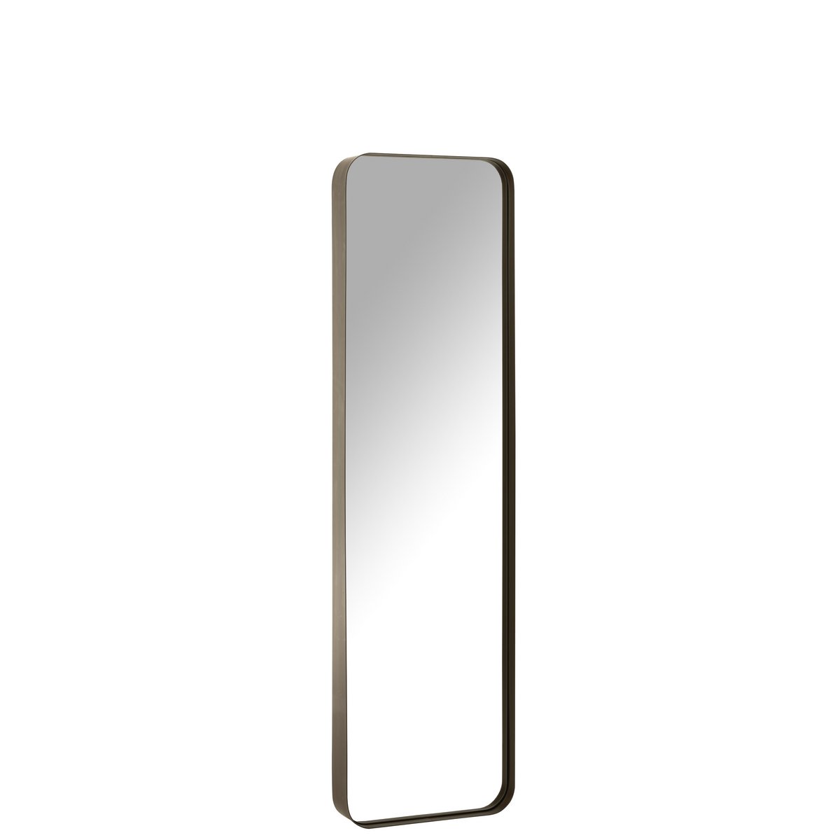 J-Line Spiegel Markus Metaal/Glas Donker Bruin Small
