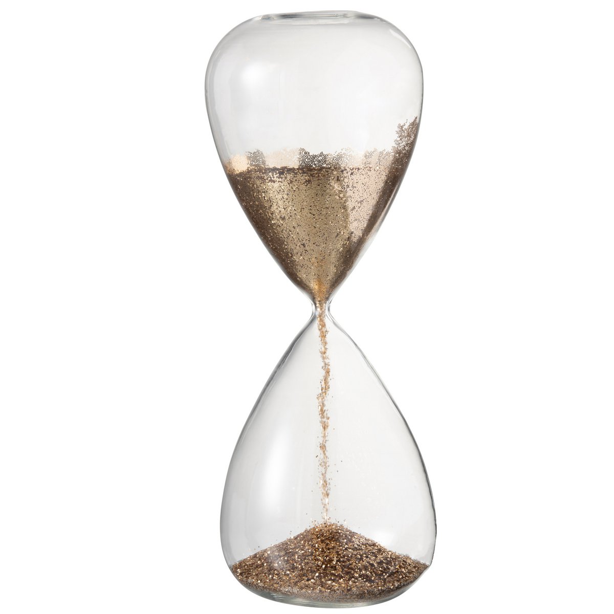 J-Line Zandloper Parels Glas Goud Extra Large