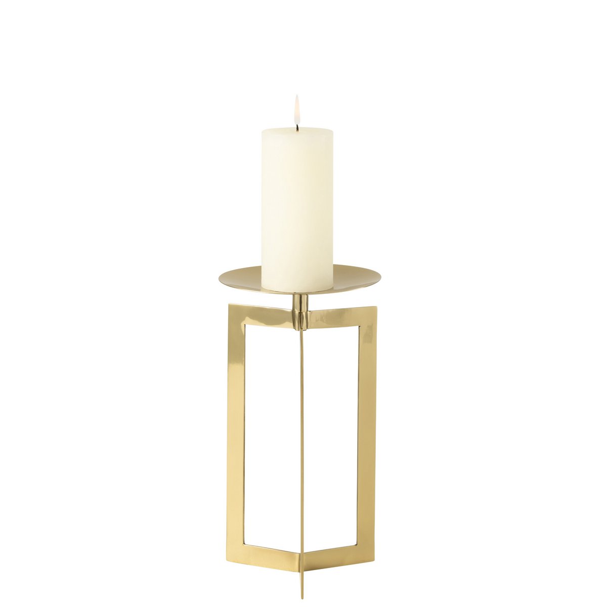 Kaarshouder - metaal - goud - small