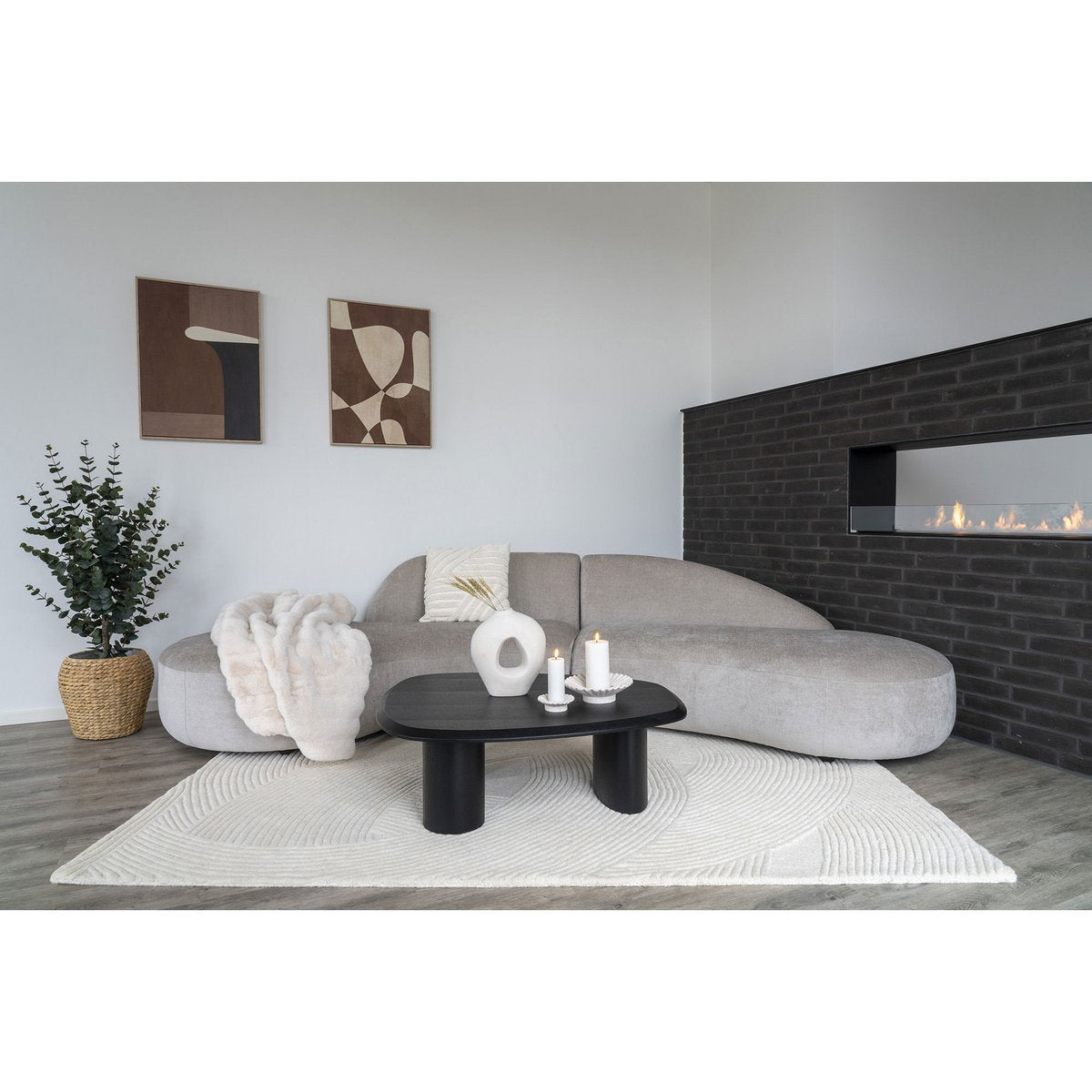 Vloerkleed Ivoor 160x230cm