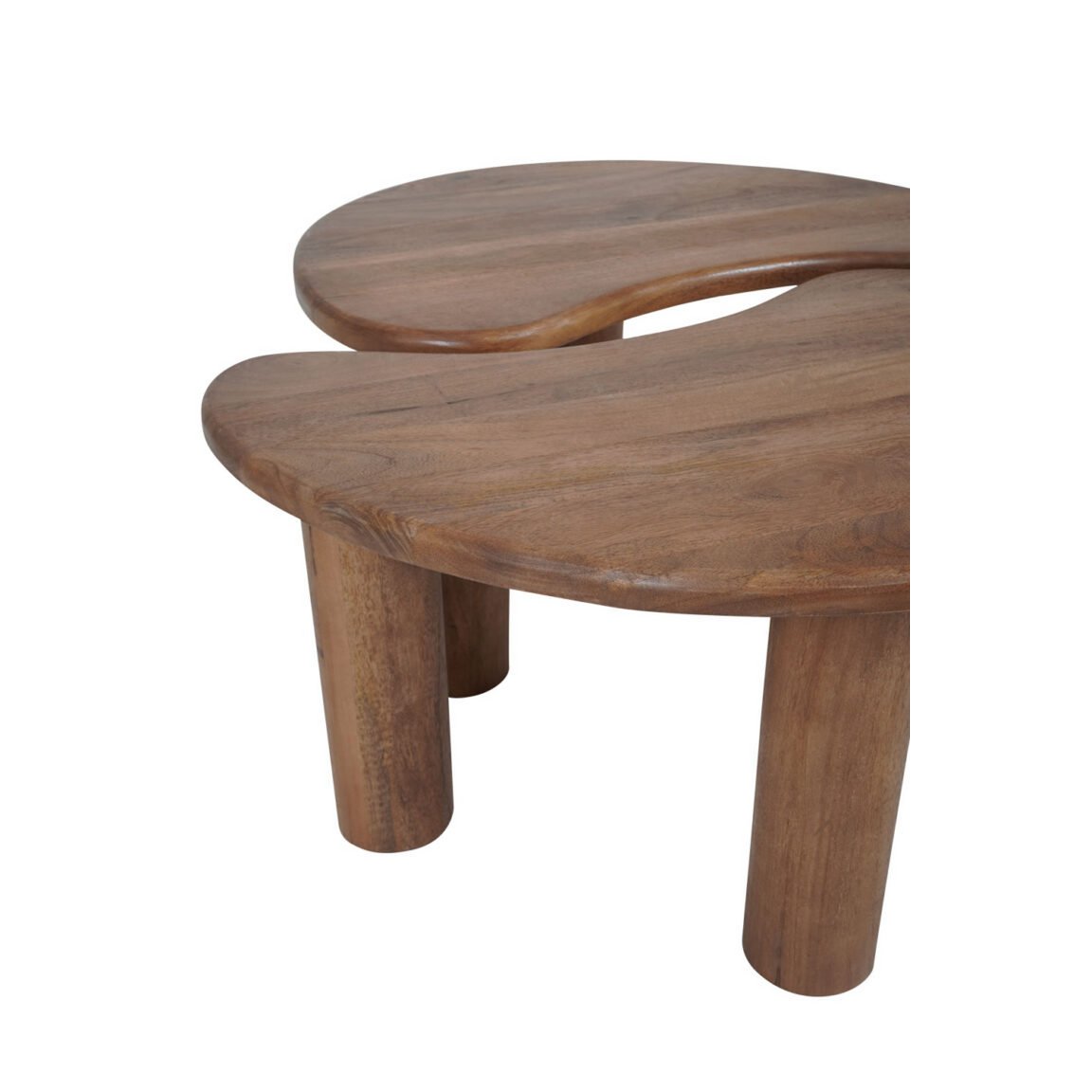 Salontafel Lina – Mangohout – Set van 2