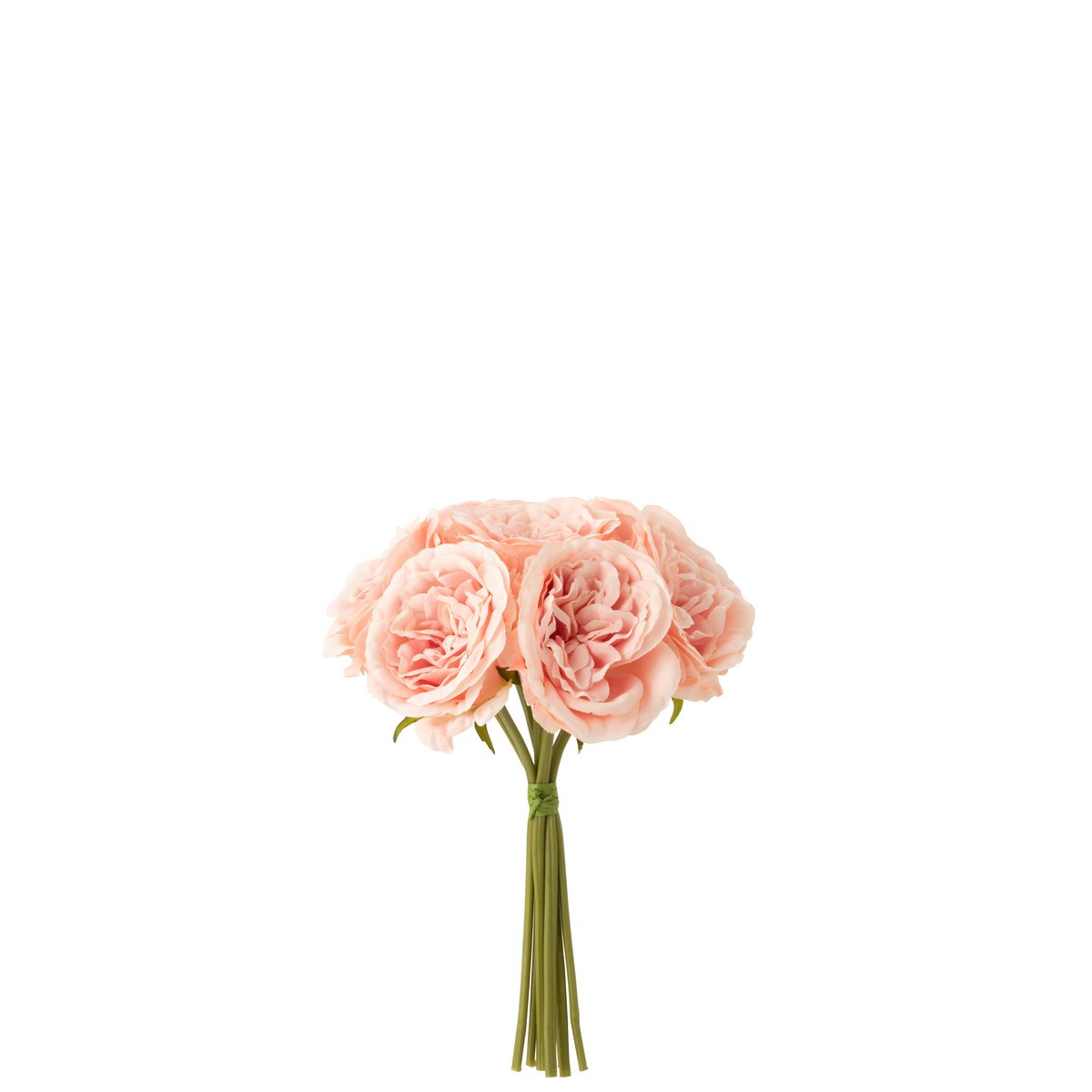 J-Line Boeket Rozen 7Stuks Plastiek Licht Roze