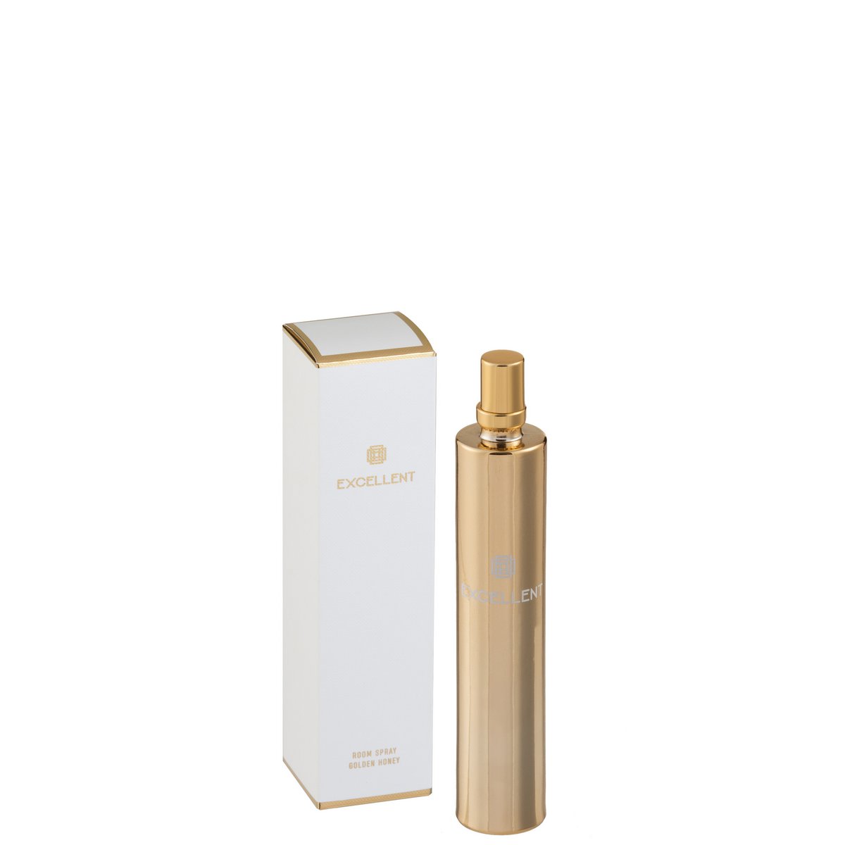 J-Line huisparfum Excellent - Golden Honey - glas - goud